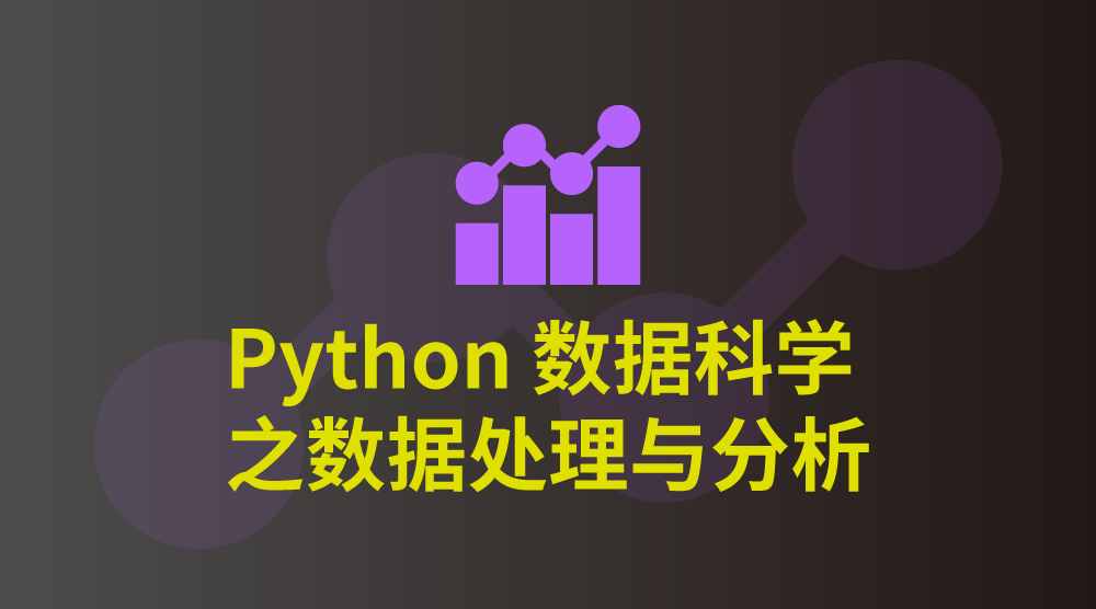 Python数据科学之数据处理与分析