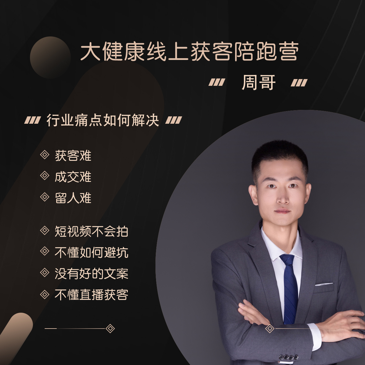 AI+大健康线上获客陪跑营