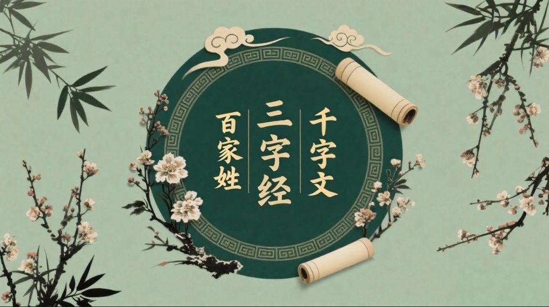 《三字经》《百家姓》《千字文》诵读并逐句解释
