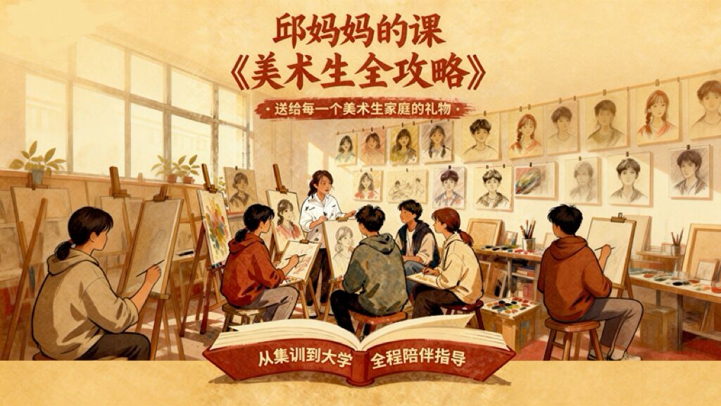 邱妈妈《美术生全攻略》