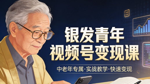 银发青年视频号变现课