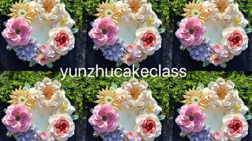 韩式裱花系统课：基础+进阶、豆沙+奶油霜、含调色