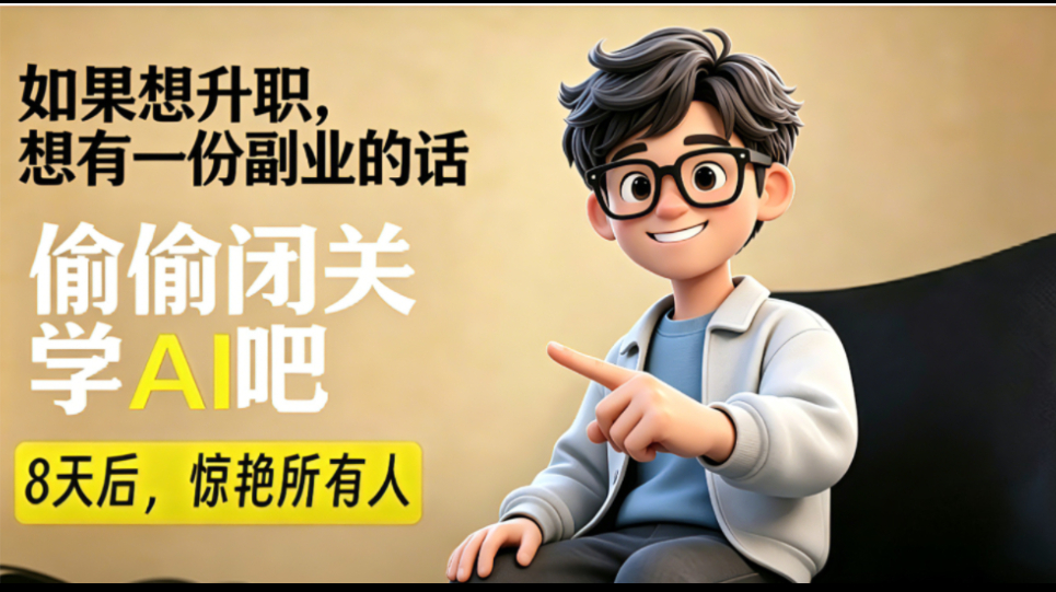 AI 职场必修课，让你成为公司最靓的那个人